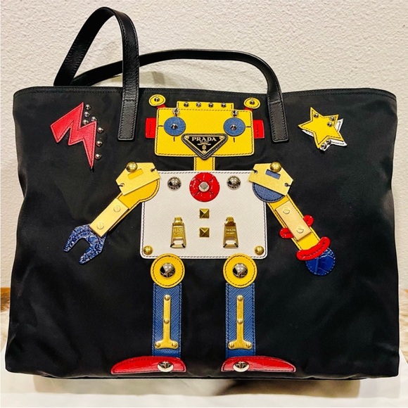 Auth Prada Robot Tote Limited Edition - Picture 2 of 8